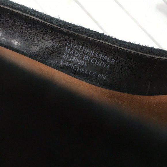 Etienne Aigner 6 M Black Suede Pointy Toe Heel - Picture 11 of 11